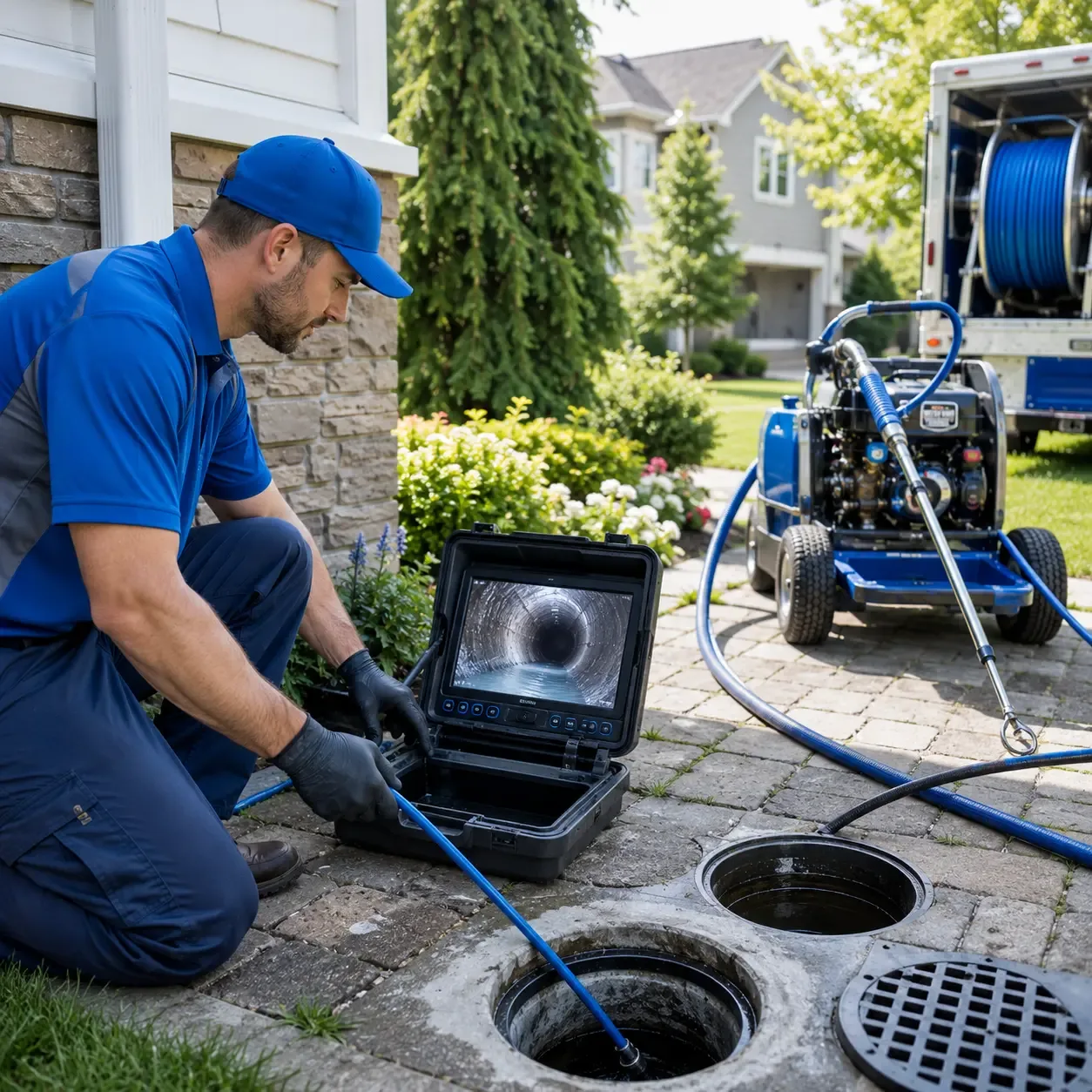 Outdoor drain cleaning professionals serving Kramer, ND